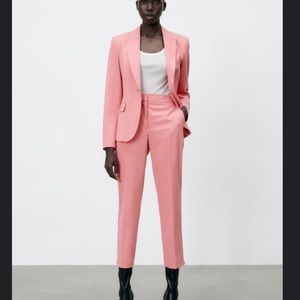 Zara pink suit
